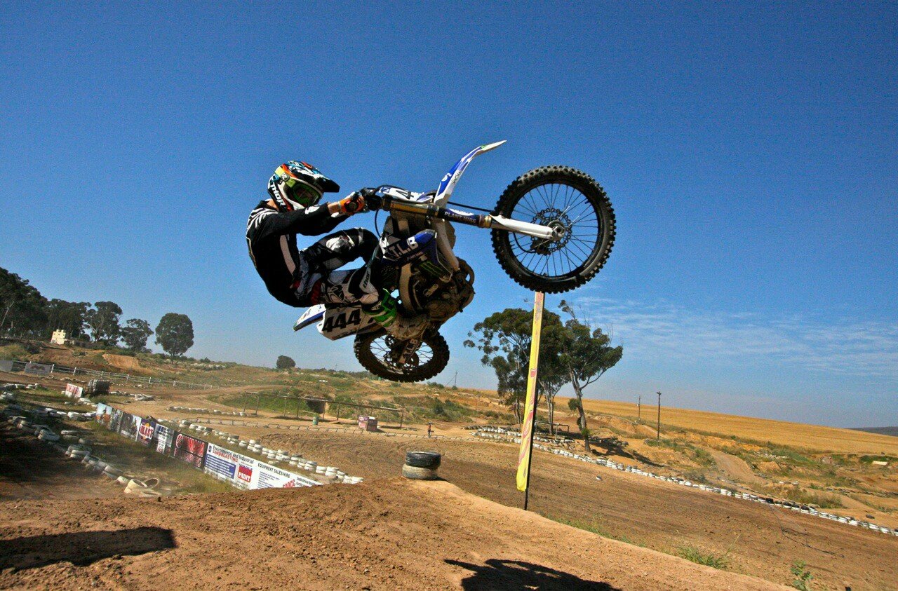 Motocross racer. 4 x South African national champion