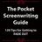 Pocket Screenwriting