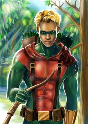 Second Green Arrow.| Son of Oliver Queen, the original Green Arrow and Sandra Hawke...wait..or Shado...~~