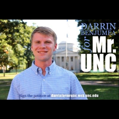 Vote Darrin Benjumea for Mr. UNC! Check out his website for more information on his campaign and for the sign up link!