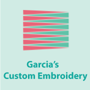 thelateststitch's profile picture. Garcia's Custom Embroidery is a family owned business specializing in embroidery, tackle twill, applique, and heat transfers