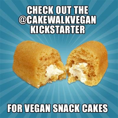 Awesome Kickstarter for our vegan twinkies please help if you are able. https://t.co/X5qKmsRF7U
