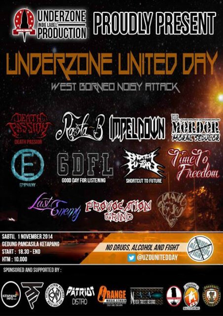 COMING SOON UNDERZONE UNITED DAY WEST BORNEO NOISY ATTACK #2 ON 2015|INFO : +6289637936296