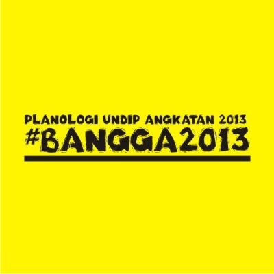 Official Twitter Account of Urban and Regional Planning Engineering Diponegoro University 2013