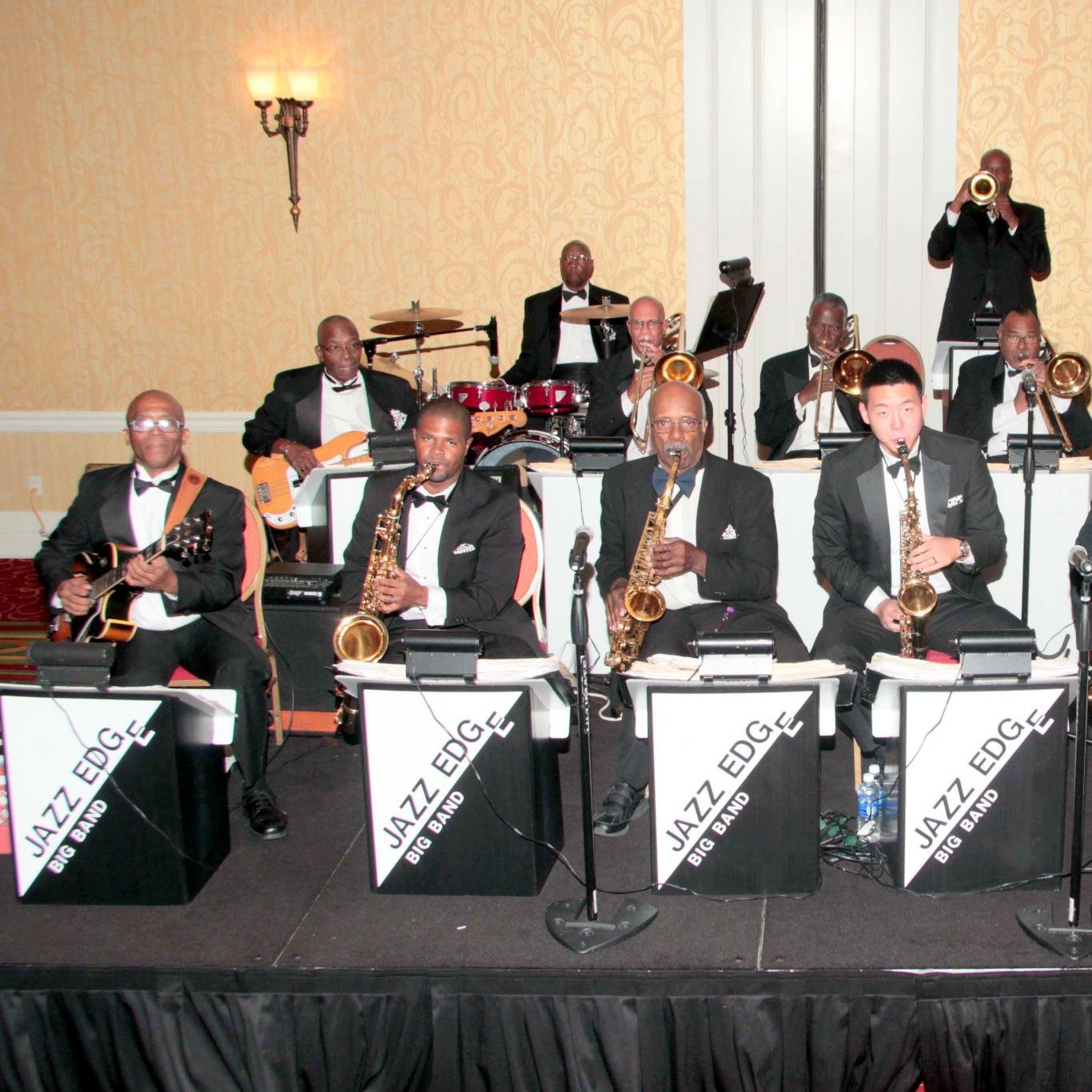One of today's top jazz orchestras,The Jazz Edge Orchestra, a dynamic 17 piece ensemble under the creative and driving leadership of Thomas Moore.