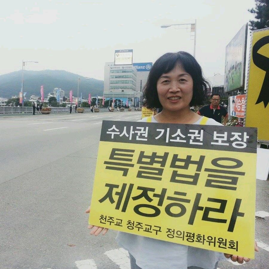 가톨릭, 조중동OUT, 4대강사업STOP, 제주해군기지NO, SKY공동행동.
