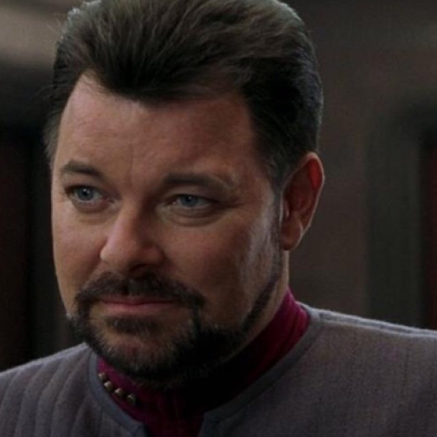 Will Riker, Former First Officer aboard the USS Enterprise D, currently Captain of the USS Oberon. (ST RP, AU)