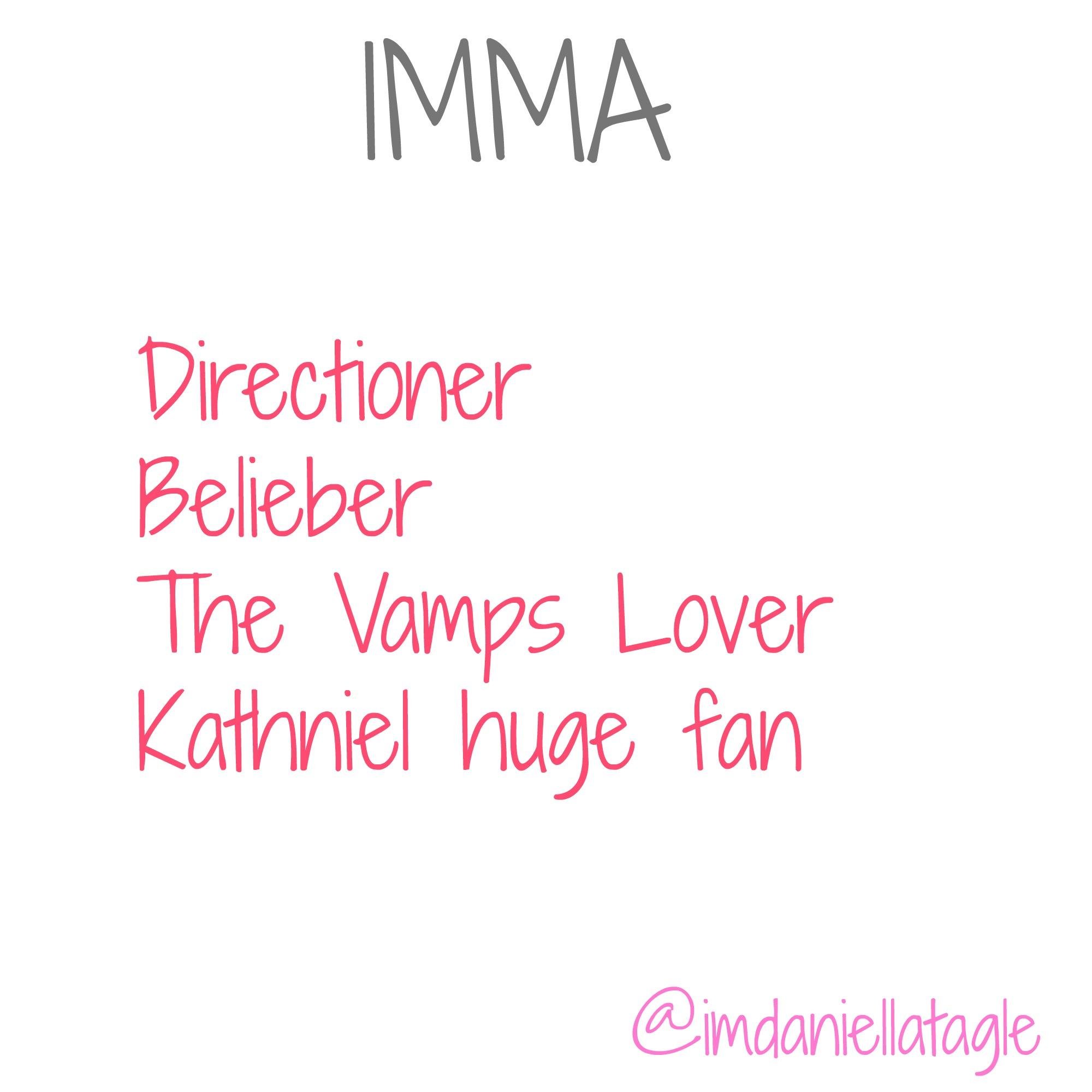 imdaniellatagle's profile picture. IMMA DIRECTIONER and BELIEBER..and also I love The Vamps..