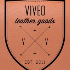 Custom made monogrammed leather goods by viveo.
