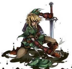 ... *Link looked at the visitor and smiled* Hello... and who might you be?