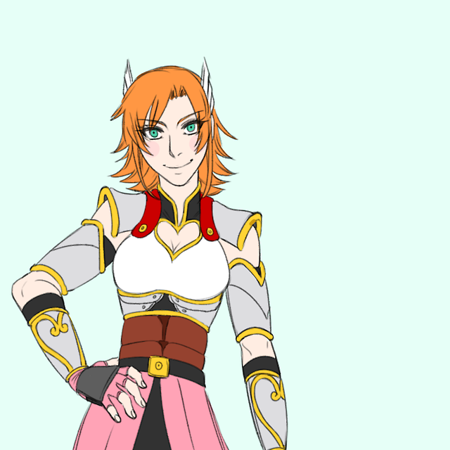 Nora here! I work at Yang's bar and keep training like any huntress for an awesome fight!