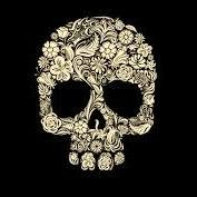 i love music,skulls,guns