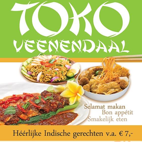 Indische toko-Echte indische Catering-complete Toko.
ook zit plaatsen binnen aanwezig
Di t/m vrijdag tot 20.00 geopend