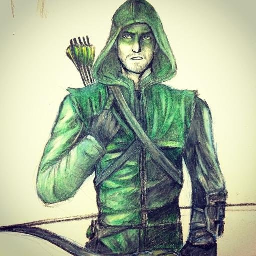 The hooded vigilante of Star City, vowing to repair my damaged family name and fight a war on crime on the blood stained streets.