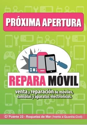reparamovil1's profile picture. Próxima apertura Reparamóvil.
Tu tienda de venta y reparación de móviles, consolar y aparatos eléctronicos.