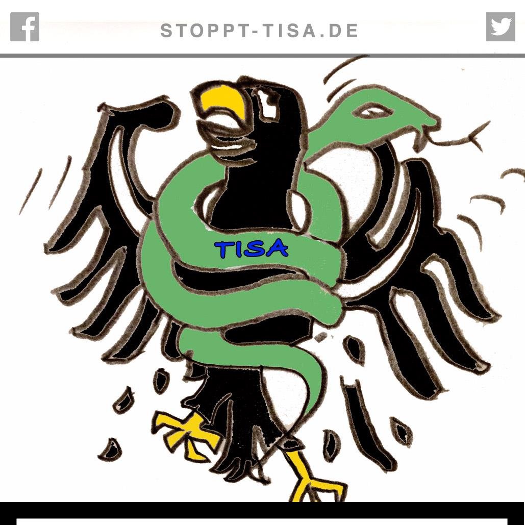 Offizieller Twitter-Kanal (EN/DE) der Kampagne Stoppt TiSA https://t.co/lvCvC5J3Te