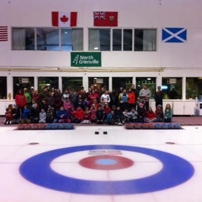 Youth curling program in Kemptville Ontario