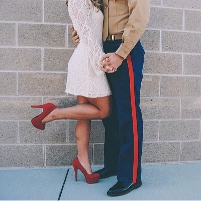 Just another Military girlfriend.