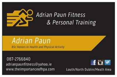 - Adrian Paun Fitness and Personal Training -   Maintain and Improve your Health and Fitness