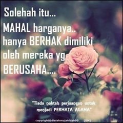 Penuntut Ilmu tak prnah mengenal kata tapi dan nanti..