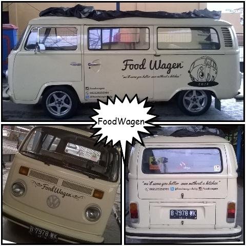 Food wagen we are foodtruck that selling a po-boy sandwich around Bandung