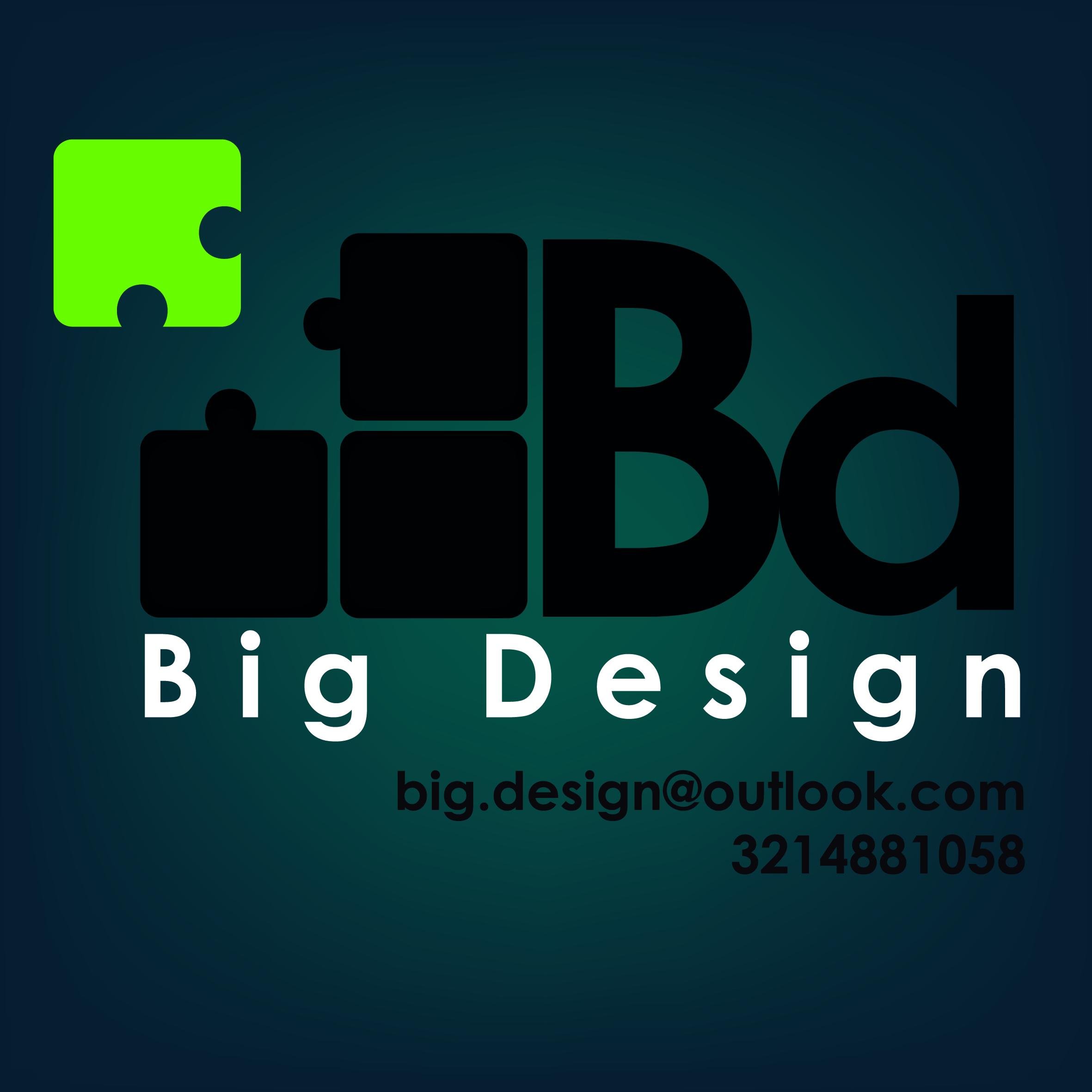 Bigdesign3's profile picture. BIG DESIGN empresa dedicada al diseño e impresión de tarjetas, volantes, pendones, estampados, fotografía, ilustración y otros.