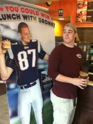 Really tall student at UMass Amherst.