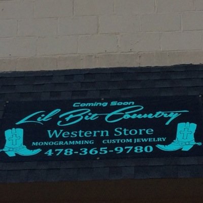 A lil' bit country. Western store