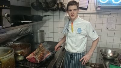 My journey at the inn from kitchen porter to head chef has been challenging to say the least, but I think all good things come to those who work hard.
