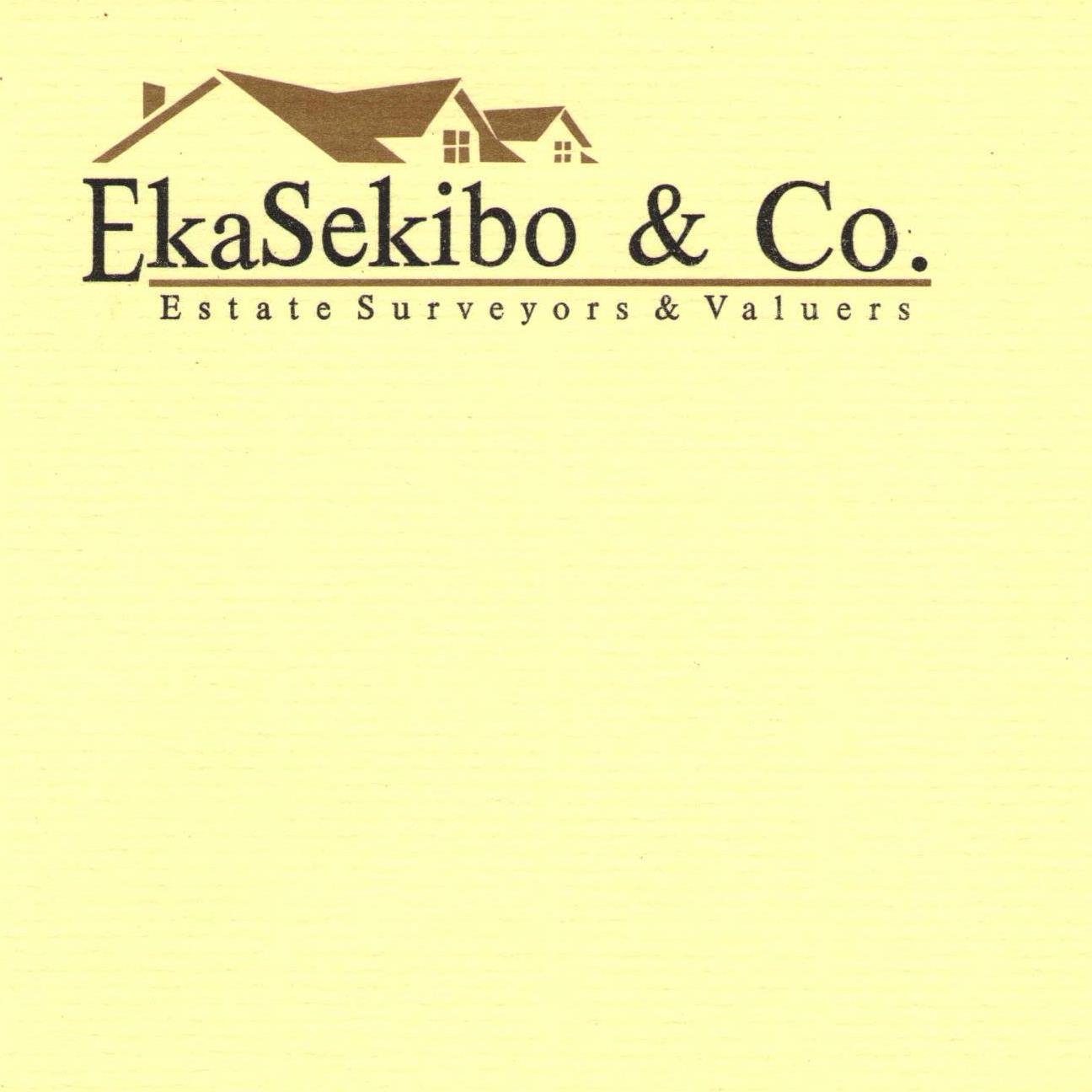 ekasekiboandco's profile picture. We are a young and dynamic firm of Estate Surveyors and Valuers duly registered in Nigeria in accordance with the rules and regulations of the NIESV