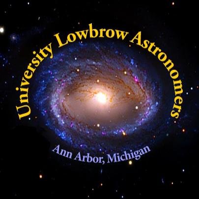 We are the University Lowbrow Astronomers, a club dedicated to amateur astronomy, located in Ann Arbor, Michigan.