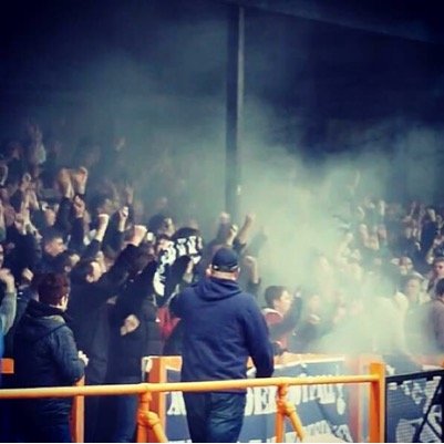 Pushing for safe standing to bring a better atmosphere to the Lane, more banners,tifo,stickers organisation AMF