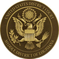 Official Twitter Account for the U.S. District Court, Middle District of Louisiana. Contact Clerk's Office with questions - No responses provided via Twitter.