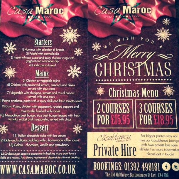 Pizza, cocktails and tapas just down the road from Exeter Central.
The Old Malthouse, Bartholomew St East, EX4 3BG. 01392 498181.