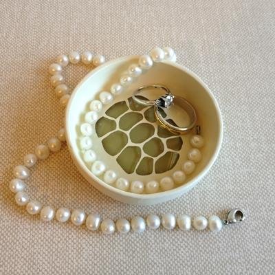 Reimagine recycling! Nature inspired  home decor, handmade from reclaimed glass.