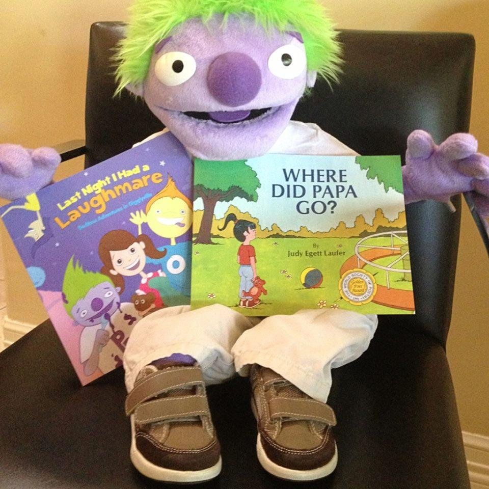 LAST NIGHT I HAD A LAUGHMARE and WHERE DID PAPA GO? heartwarming and delightful books for young children!!