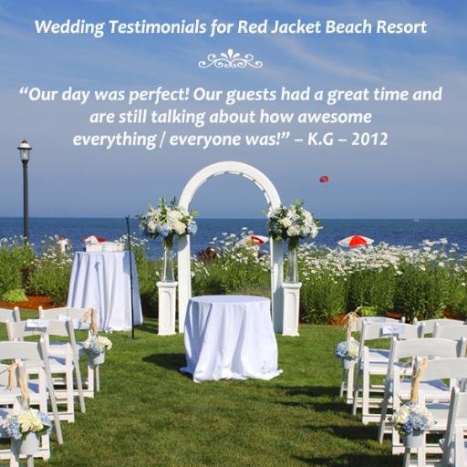 At Red Jacket Resorts, our oceanfront setting on Nantucket Sound is perfect for a magnificent outdoor wedding on Cape Cod. Contact: sales@redjacketresorts.com