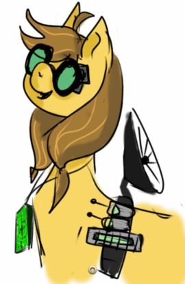 Teen pegasi that's always wary of the supernatural, strangely clairvoyant.