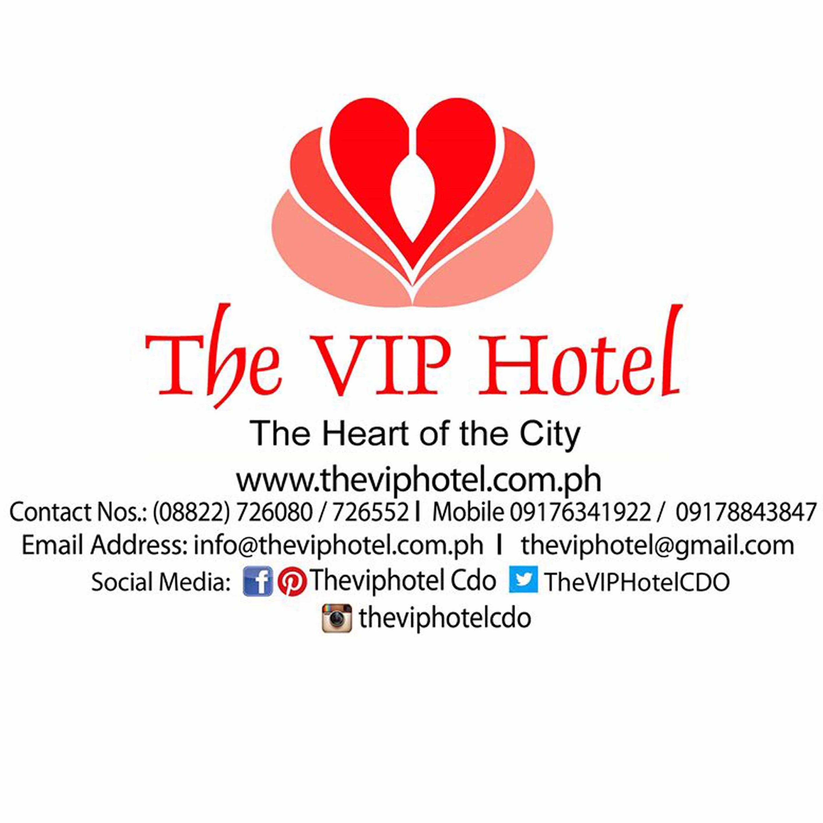 The VIP Hotel CDO Official Twitter Account. ln The Heart of the City.