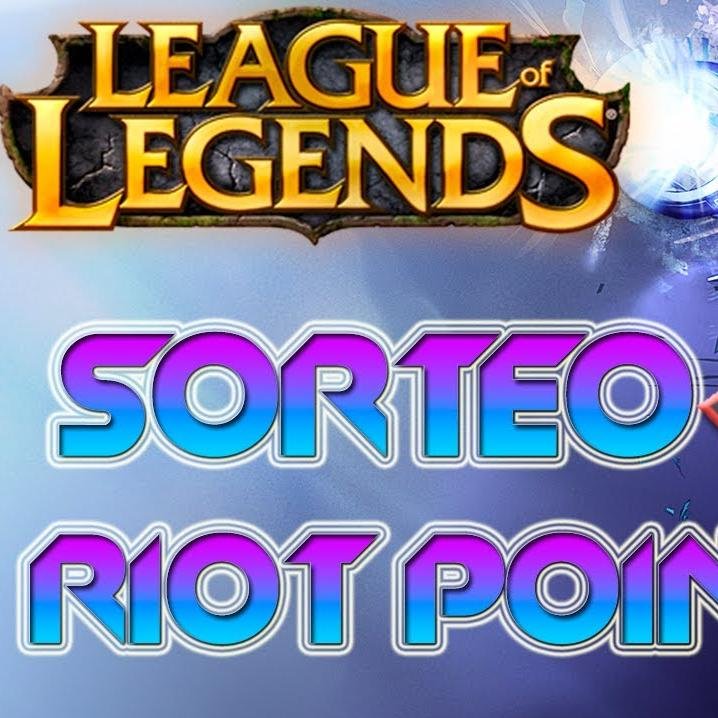 No te pierdas ningún sorteo, aquí todos los principales sorteos RP y skins LoL del país. MUY PRONTO SORTEO PROPIO 1380 RP!! FOLLOW!