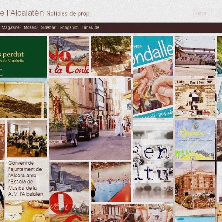 Publicació en Internet que pretén arrimar a tots els habitants de l'Alcalatén aquelles notícies que no caben en el dia a dia de televisions, ràdios o periòdics.
