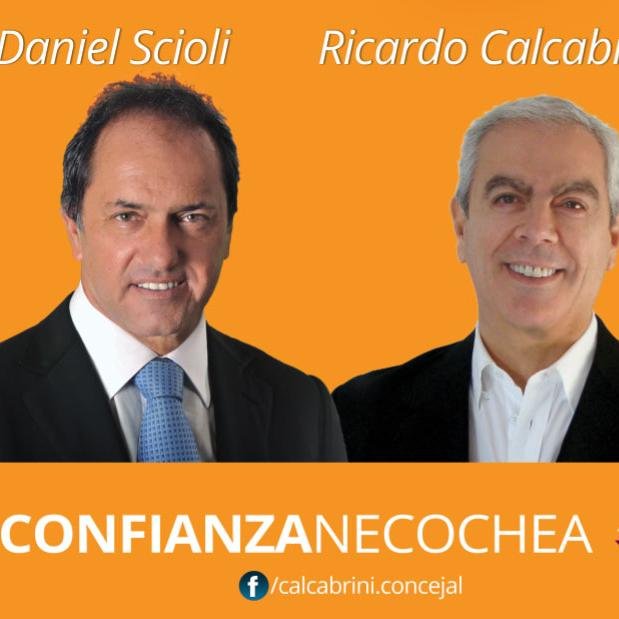Scioli-Calcabrini 2015