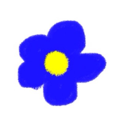ばんぷさんが大好き青いお花  お絵描きが好きです 好きなだけです 人見知りくそコミュ障  につぶ