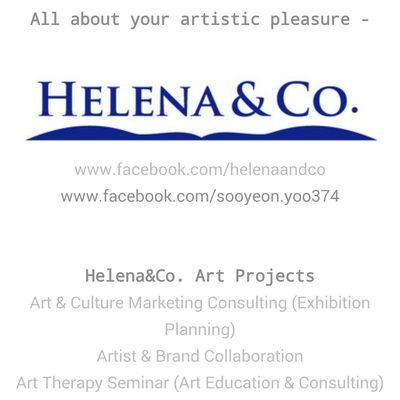 Helena_and_co's profile picture. Art&Culture Marketing Company Promoting South Korean Contemporary Artists.

+82-2-543-1537
faithmyth@naver.com