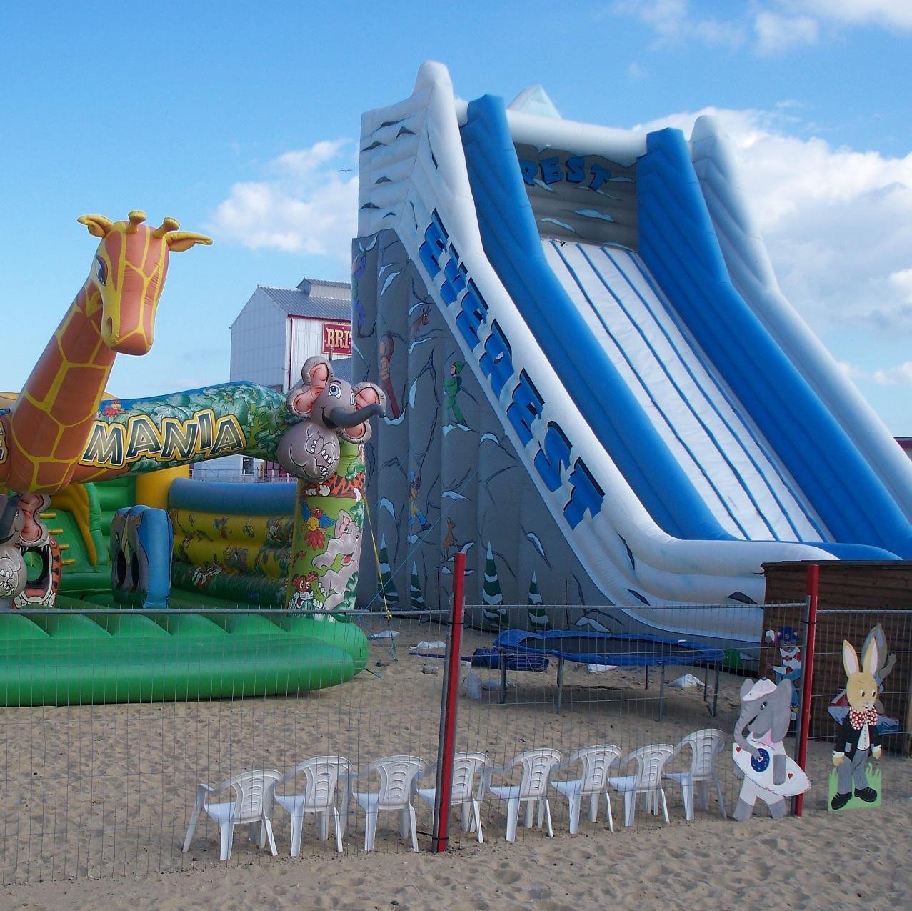 The hub of inflatable fun and excitement in a safe, friendly environment for little and big ones on Great Yarmouth's Golden Mile.