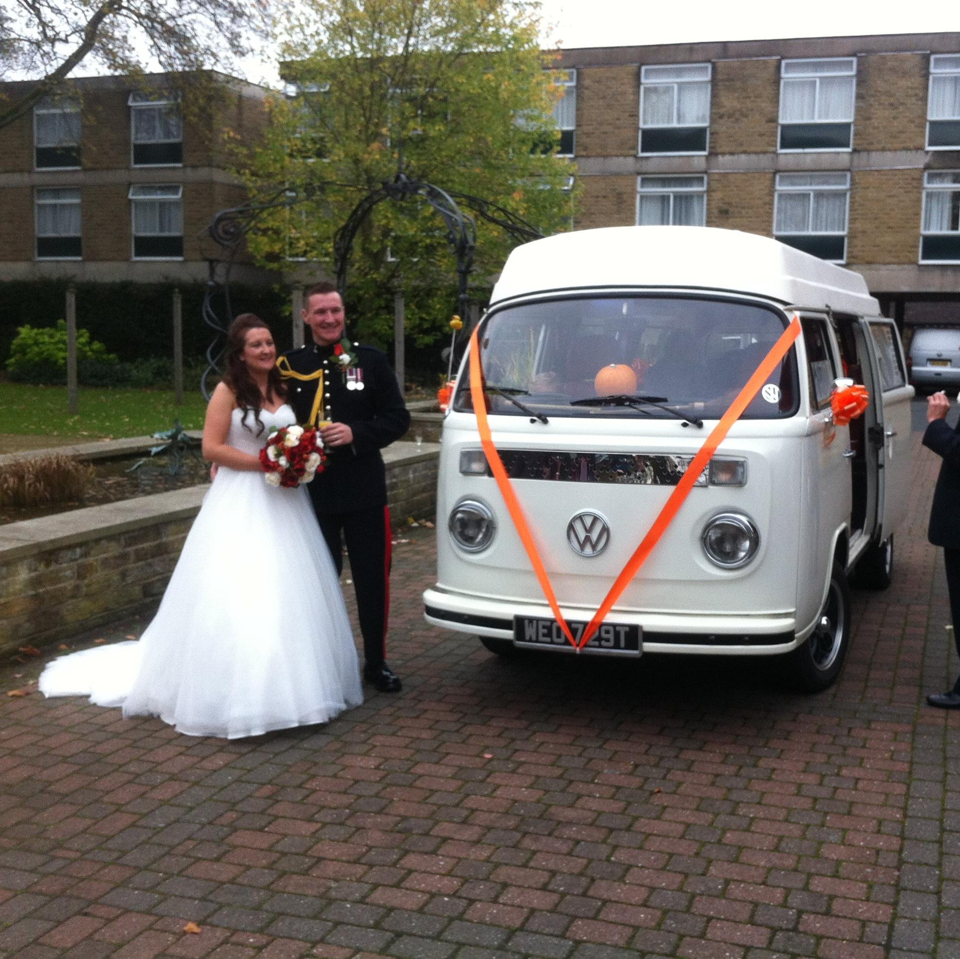 Family run local Leeds based vintage VW wedding hire suppliers for VW campervans