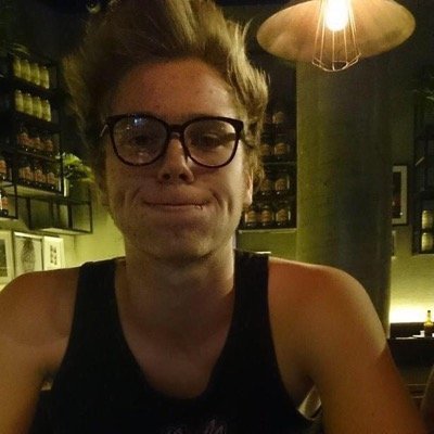 eighteen year old college student who's a bit of a nerd.