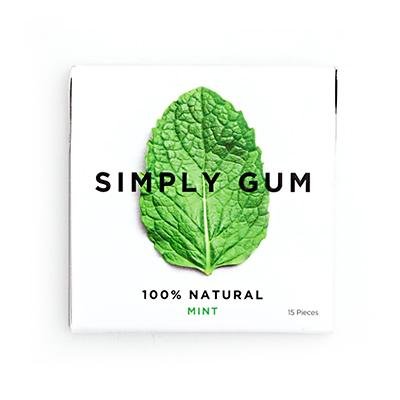 Don't chew synthetic plastic gum. Chew Simply Gum. Delicious mints and gum with just a few ingredients!