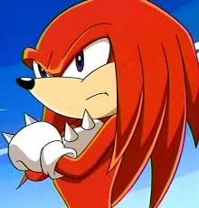 I'm knuckles I live on angel island protecting my master emerald and my friends are @SpeedySavior