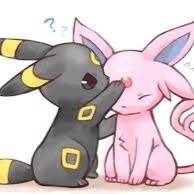 [Espeon is female, Umbreon is male] {Both single} Mother: @R34_Ninetails